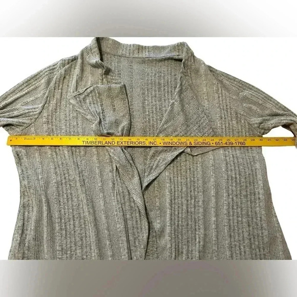 SHEIN LUNE Waterfall Collar Open Front Cardigan 4XL T-shirt not included. - Picture 6 of 10